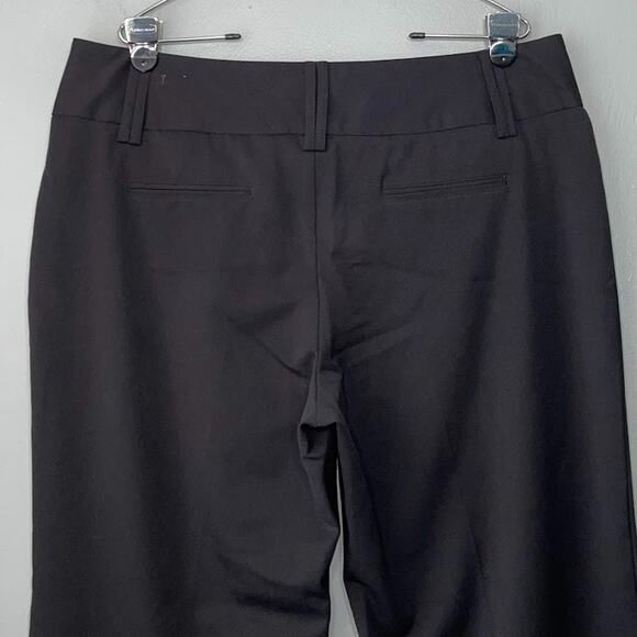 Maurices Trousers Size 15 16 Long Black Wide Leg Flare Pants Y2K Office Goth - Picture 4 of 12